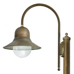 270 cm hoge lantaarnpaal Felizia in antiek messing
