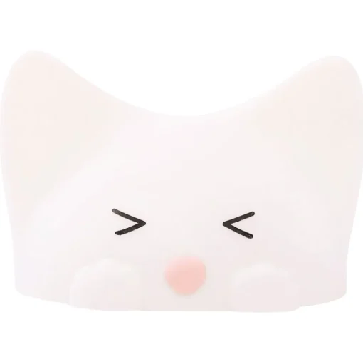 Accu-LED-nachtlamp Catty Cat, 7 kleuren + sound