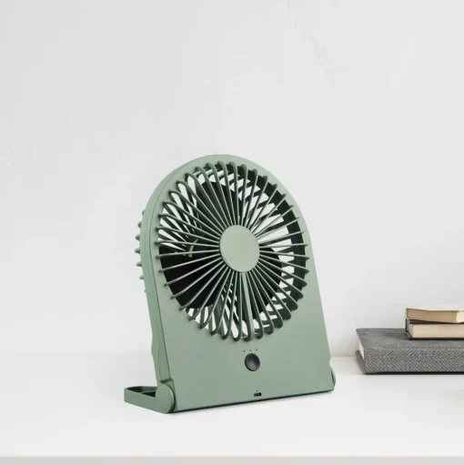 Accu-tafelventilator Breezy, pistachegroen, stil