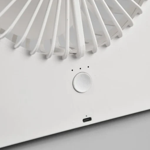Accu-tafelventilator Breezy, wit, stil