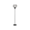 Aglio vloerlamp, hoogte 180 cm, zwart, metaal
