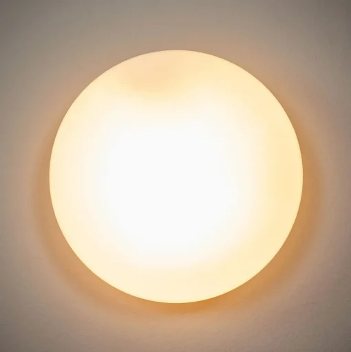 Alba plafondlamp van opaalglas, Ø 25 cm