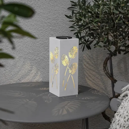 Albaleaf LED lamp op zonne-energie, 2 mogelijke toepassingen