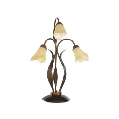 Alga tafellamp, 3-lamps, ijzer, glas, Florentijn