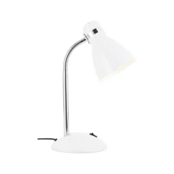 Allison tafellamp, wit, hoogte 33,5 cm, metaal