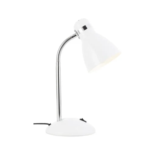 Allison tafellamp, wit, hoogte 33,5 cm, metaal