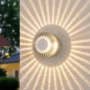 Alu-gekleurde outdoor wandlamp Lennias met LED