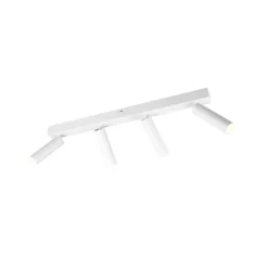 Ambala LED plafondspot, 4-lamps, wit, metaal, CCT, dimbaar