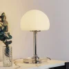 Ancilla - verchroomde LED tafellamp met dimmer