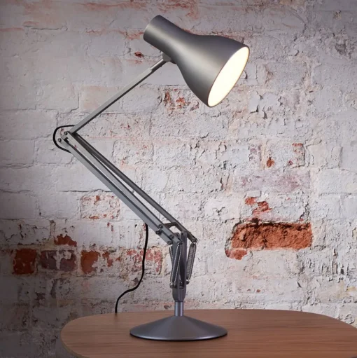 Anglepoise Type 75 tafellamp zilverglans