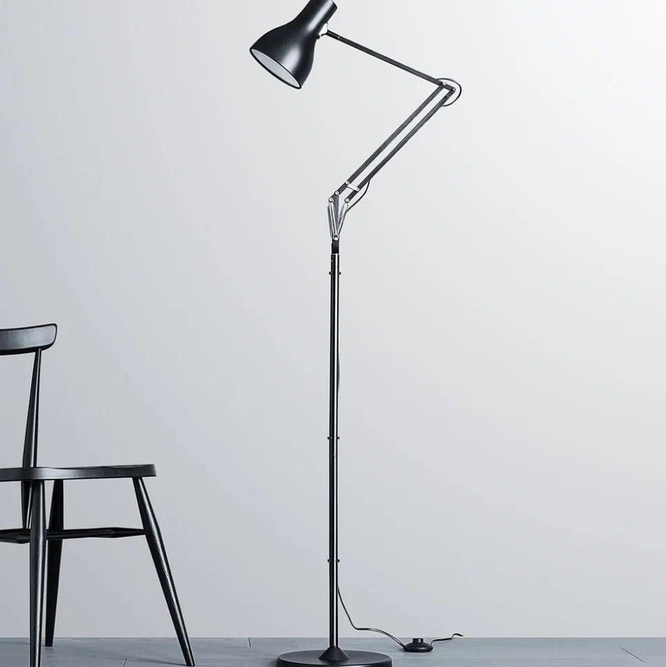 Anglepoise Type 75 vloerlamp matzwart