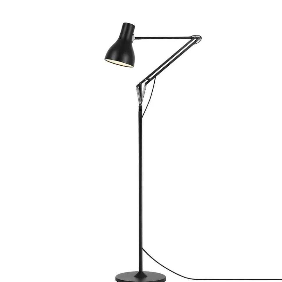 Anglepoise Type 75 vloerlamp matzwart