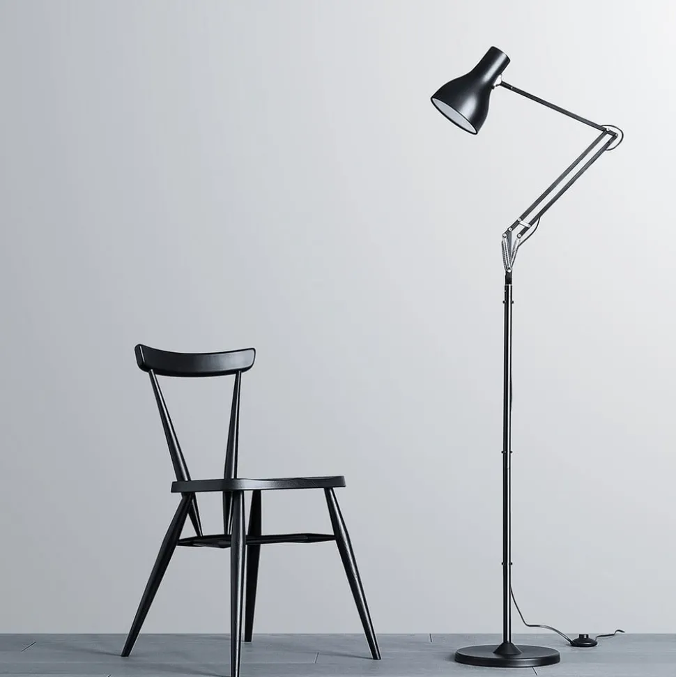 Anglepoise Type 75 vloerlamp matzwart