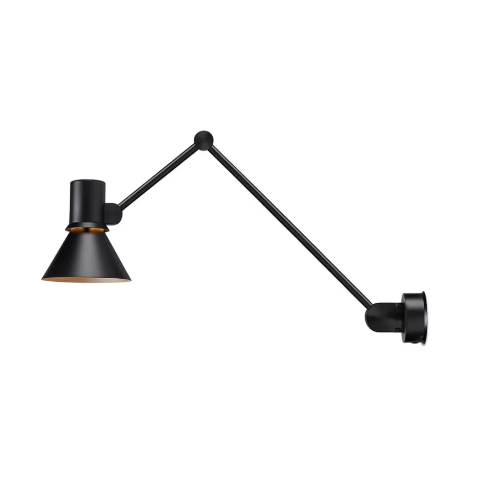 Anglepoise Type 80 W3 wandlamp, matzwart