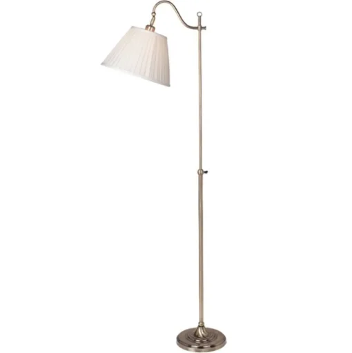Antieke vloerlamp Charleston antiek messing