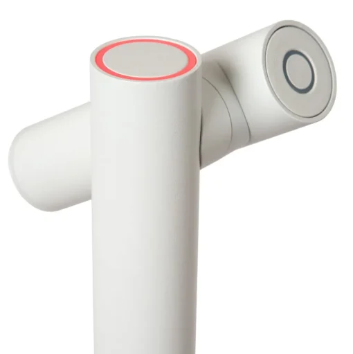 Antrim LED vloerlamp, wit, 2-lamps, IP54, dimbaar
