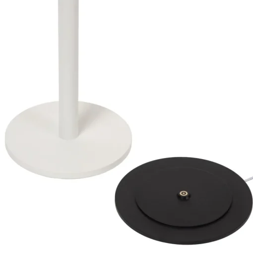 Antrim LED vloerlamp, wit, 2-lamps, IP54, dimbaar