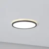 Aqua LED paneel, Ø 30 cm, zwart, metaal/kunststof, CCT dimbaar