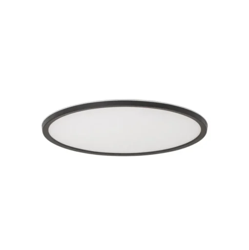 Aqua LED paneel, Ø 40 cm, zwart, metaal/kunststof, CCT dimbaar