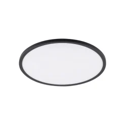 Aqua LED paneel, Ø 40 cm, zwart, metaal/kunststof, CCT dimbaar