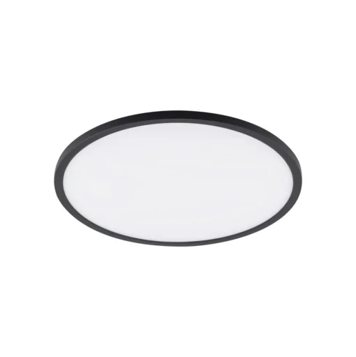 Aqua LED paneel, Ø 40 cm, zwart, metaal/kunststof, CCT dimbaar