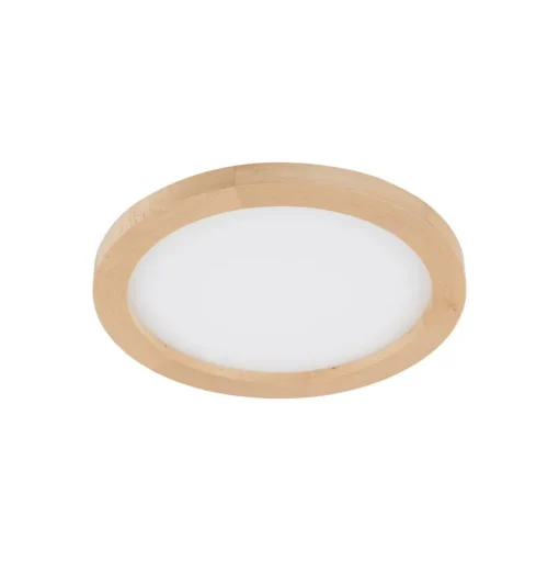 Aqua LED plafondlamp, beuken, Ø 32,5 cm, 24 W
