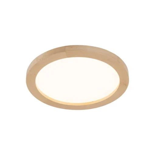 Aqua LED plafondlamp, beuken, Ø 32,5 cm, 24 W