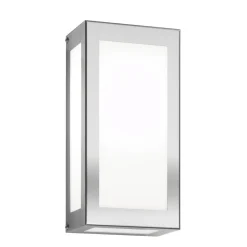 Aqua Rain buitenwandlamp, roestvrij staal