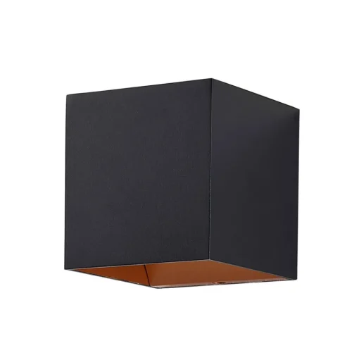 Arcchio Aldrina LED wandlamp, zwart, set van 2