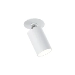 Arcchio Davin inbouwspot, cilinder, wit