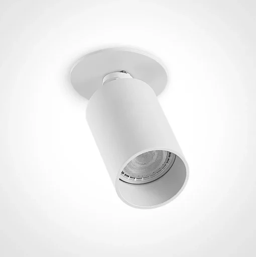 Arcchio Davin inbouwspot, cilinder, wit