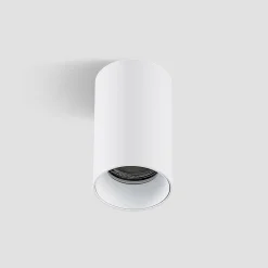 Arcchio Downlight Brinja, wit, metaal, Ø 6 cm, rond, GU10