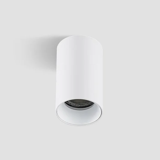 Arcchio Downlight Brinja, wit, metaal, Ø 6 cm, rond, GU10