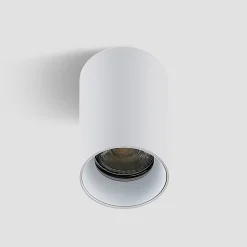 Arcchio Downlight Brinja, wit, metaal, Ø 6 cm, rond, GU10