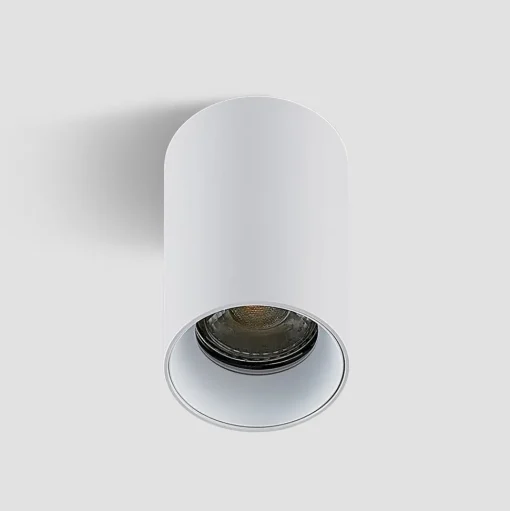 Arcchio Downlight Brinja, wit, metaal, Ø 6 cm, rond, GU10