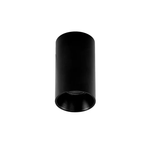Arcchio Downlight Brinja, zwart, metaal, Ø 6 cm, rond, GU10