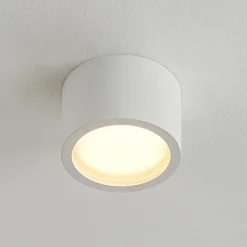 Arcchio downlight Nieva, GX53, wit, rond, Ø 10cm, metaal