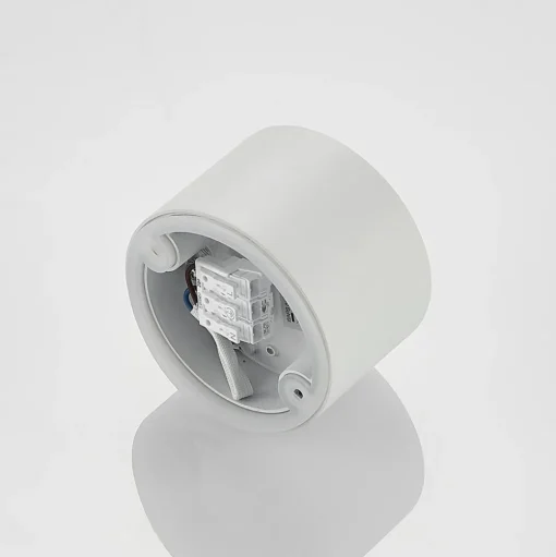 Arcchio downlight Nieva, GX53, wit, rond, Ø 10cm, metaal