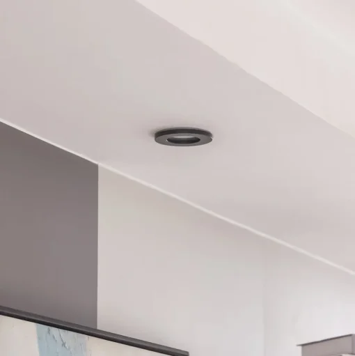 Arcchio downlight Sylvi zwart Ø 8,2 cm