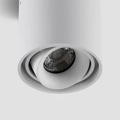 Arcchio downlight Walza, wit, metaal, Ø 9,3cm, GU10