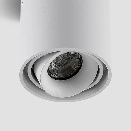 Arcchio downlight Walza, wit, metaal, Ø 9,3cm, GU10