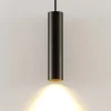 Arcchio Ejona hanglamp, hoogte 35 cm, zwart, aluminium