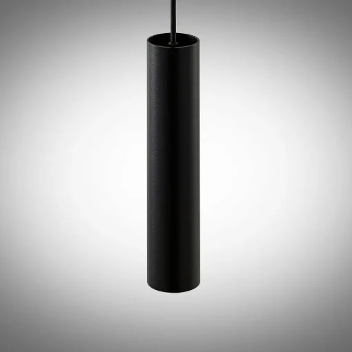Arcchio Ejona hanglamp, hoogte 35 cm, zwart, aluminium