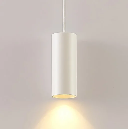 Arcchio Ejona hanglamp, hoogte 15 cm, wit, aluminium