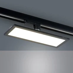 Arcchio Hairis LED paneel, 30 cm, zwart, 4000 K