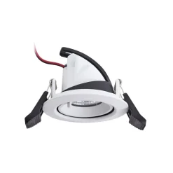 Arcchio Harcos LED downlight, wit, Ø 8 cm, 4.000K
