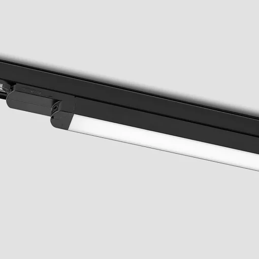 Arcchio Harlow LED track light, zwart, 69 cm, 3.000 K