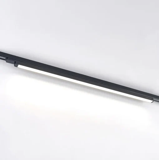 Arcchio Harlow LED track light, zwart, 109 cm, 4.000 K