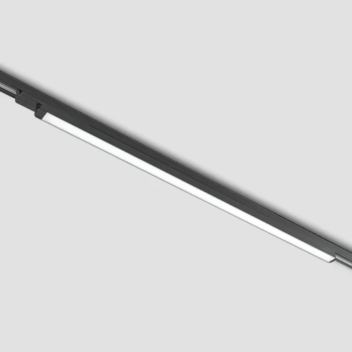 Arcchio Harlow LED track light, zwart, 109 cm, 4.000 K