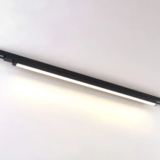 Arcchio Harlow LED track light, zwart, 109 cm, 3.000K